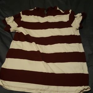 Forever 21 Red Striped Shirt